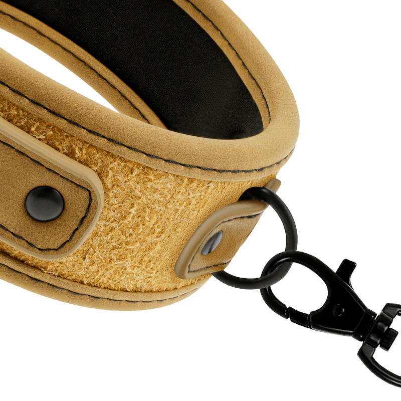 FETISH SUBMISSIVE ORIGEN - NEOPRENE LINED NECKLACE WITH CHAIN - Kink&Play