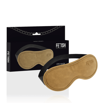 FETISH SUBMISSIVE ORIGEN - VEGAN LEATHER MASK WITH NEOPRENE LINING - Kink&Play