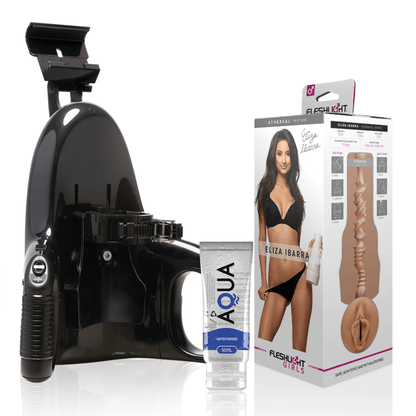 FLESHLIGHT - ELIZA IBARRA VAGINA + UNIVERSAL LAUNCH + AQUA QUALITY LUBRICANT 50 ML - Kink&Play