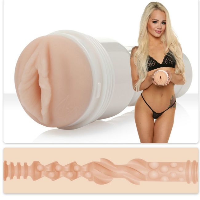 FLESHLIGHT - ELSA JEAN VAGINA TASTY + UNIVERSAL LAUNCH + AQUA QUALITY LUBRICANT 50 ML - Kink&Play