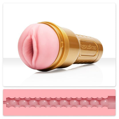 FLESHLIGHT - STAMINA GO TRAINING UNIT LADY + UNIVERSAL LAUNCH + AQUA QUALITY LUBRICANT 50 ML - Kink&Play