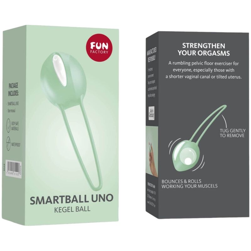 FUN FACTORY - SMARTBALL UNO PELVIC BALL WHITE / GREEN PISTACHIO - Kink&Play
