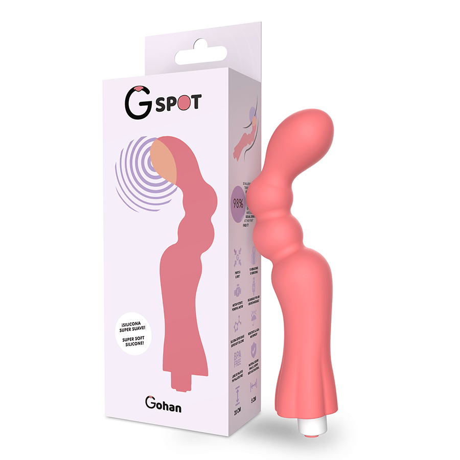 G - SPOT - GOHAH VIBRATOR LIGHT RED - Kink&Play
