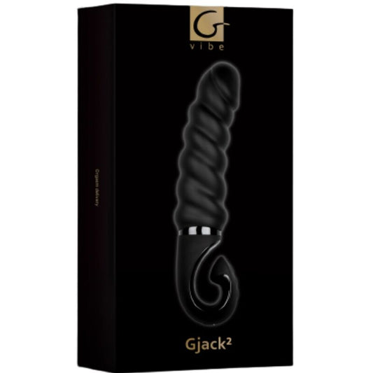 G - VIBE - G - JACK 2 - BLACK VIBRATING DILDO - Kink&Play