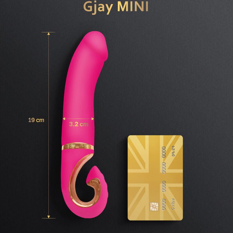 G - VIBE - GJAY MINI PINK SILICONE VIBRATOR - Kink&Play