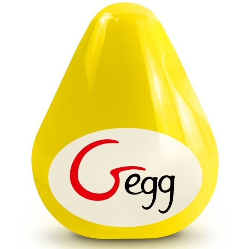 G - VIBE - REUSABLE YELLOW TEXTURED MASTURBATOR EGG - Kink&Play