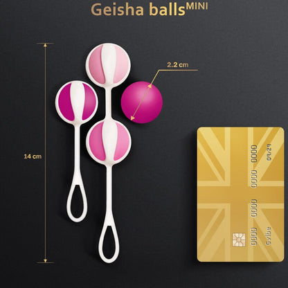 G - VIBE - SET 4 GEISHA BALLS MINI PURPLE - Kink&Play