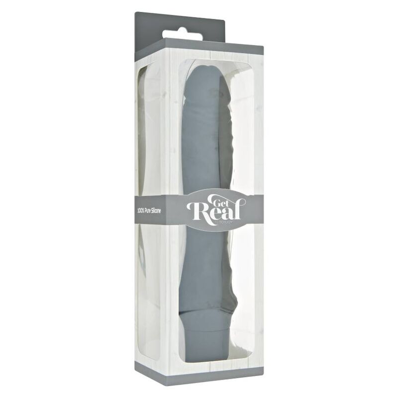 GET REAL - CLASSIC LARGE BLACK VIBRATOR - Kink&Play
