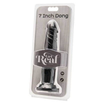 GET REAL - DONG 18 CM BLACK - Kink&Play