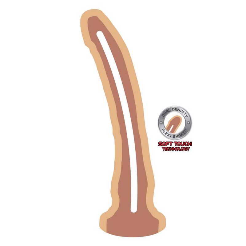 GET REAL - DUAL DENSITY DONG 20,5 CM SKIN - Kink&Play