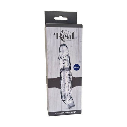 GET REAL - EXTENSION LONG 19 CM TRANSPARENT - Kink&Play