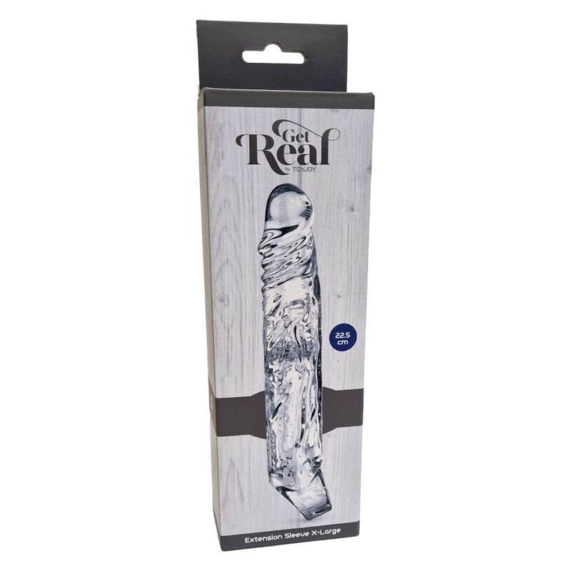 GET REAL - EXTENSION SLEEVE XLARGE TRANSPARENT - Kink&Play