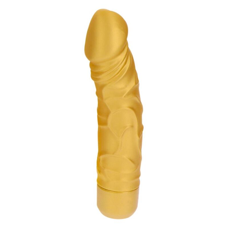 GET REAL - GOLD DICKER ORIGINAL VIBRATOR GOLD - Kink&Play