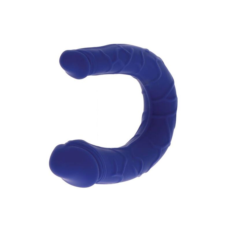 GET REAL - REALISTIC MINI DOUBLE DONG BLUE - Kink&Play