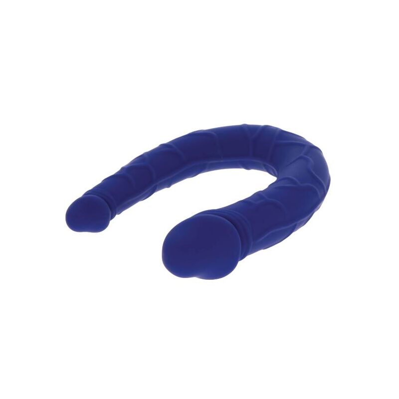 GET REAL - REALISTIC MINI DOUBLE DONG BLUE - Kink&Play