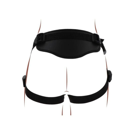 GET REAL - STRAP - ON DELUXE HARNESS BLACK - Kink&Play