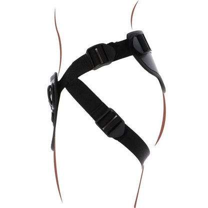 GET REAL - STRAP - ON DELUXE HARNESS BLACK - Kink&Play