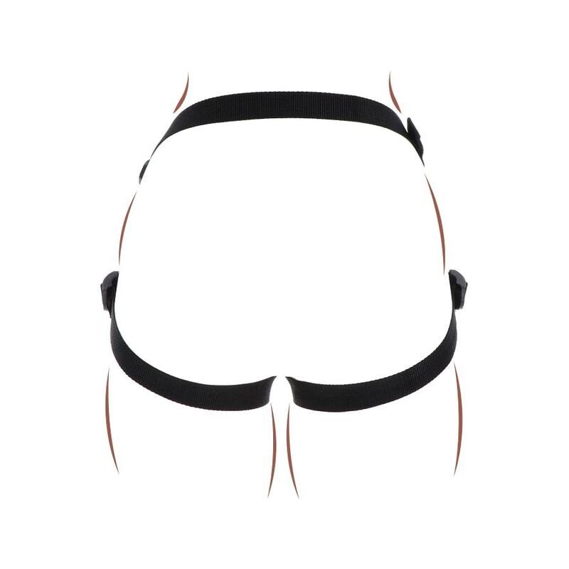 GET REAL - STRAP - ON HARNESS BLACK - Kink&Play
