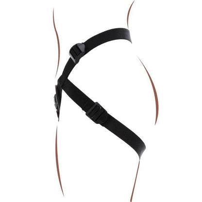 GET REAL - STRAP - ON PLEASURE HARNESS BLACK - Kink&Play