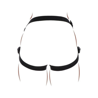 GET REAL - STRAP - ON PLEASURE HARNESS BLACK - Kink&Play