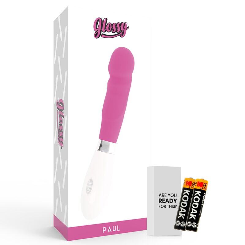 GLOSSY - PAUL VIBRATOR PINK - Kink&Play