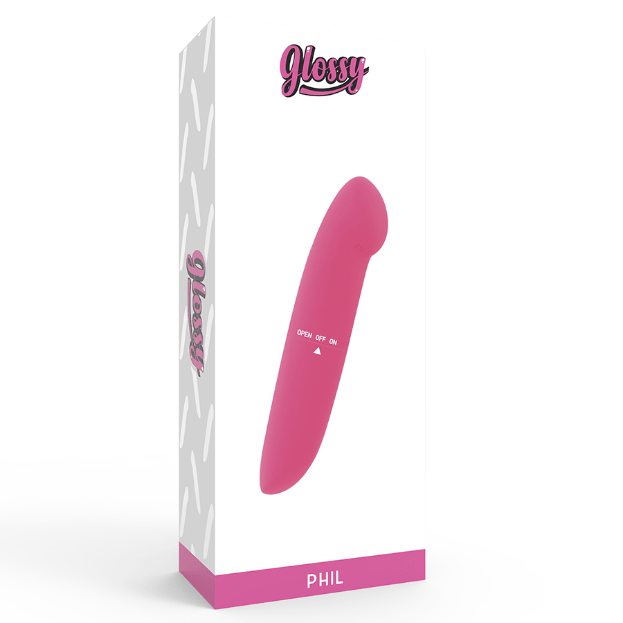 GLOSSY - PHIL VIBRATOR PINK - Kink&Play