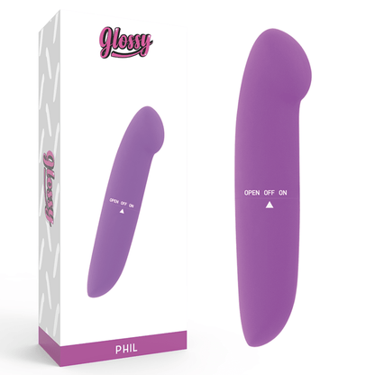 GLOSSY - PHIL VIBRATOR PURPLE - Kink&Play