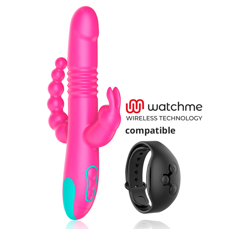 HAPPY LOKY - DONALD TRIPLE STIMULATION: ANAL, G - SPOT & CLITORAL WATCHME WIRELESS TECHNOLOGY COMPATIBLE - Kink&Play