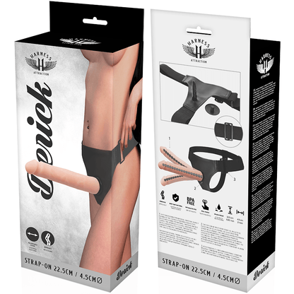 HARNESS ATTRACTION - DERICK ARTICULABLE FLESH 22.5 CM - O - 4.5 CM - Kink&Play