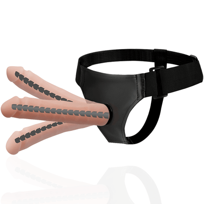 HARNESS ATTRACTION - DERICK ARTICULABLE FLESH 22.5 CM - O - 4.5 CM - Kink&Play