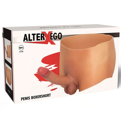 HIDDEN DESIRE - ALTER EGO BOXERSHOT WITH PENIS 18 CM SIZE L - Kink&Play