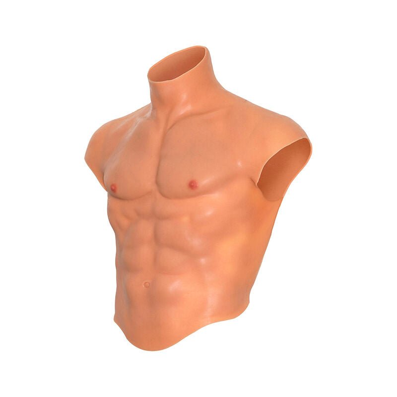 HIDDEN DESIRE - ALTER EGO SILICONE MALE TORSO SHIRT WITH ABS FLESH - Kink&Play