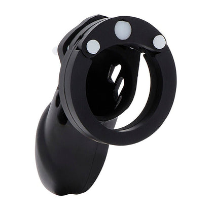 HIDDEN DESIRE - EXTREME CHASTITY COCK CAGE SILICONE SIZE L BLACK - Kink&Play