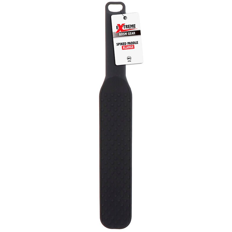 HIDDEN DESIRE - EXTREME SPIKED PADDLE EXTRA LARGE BLACK - Kink&Play