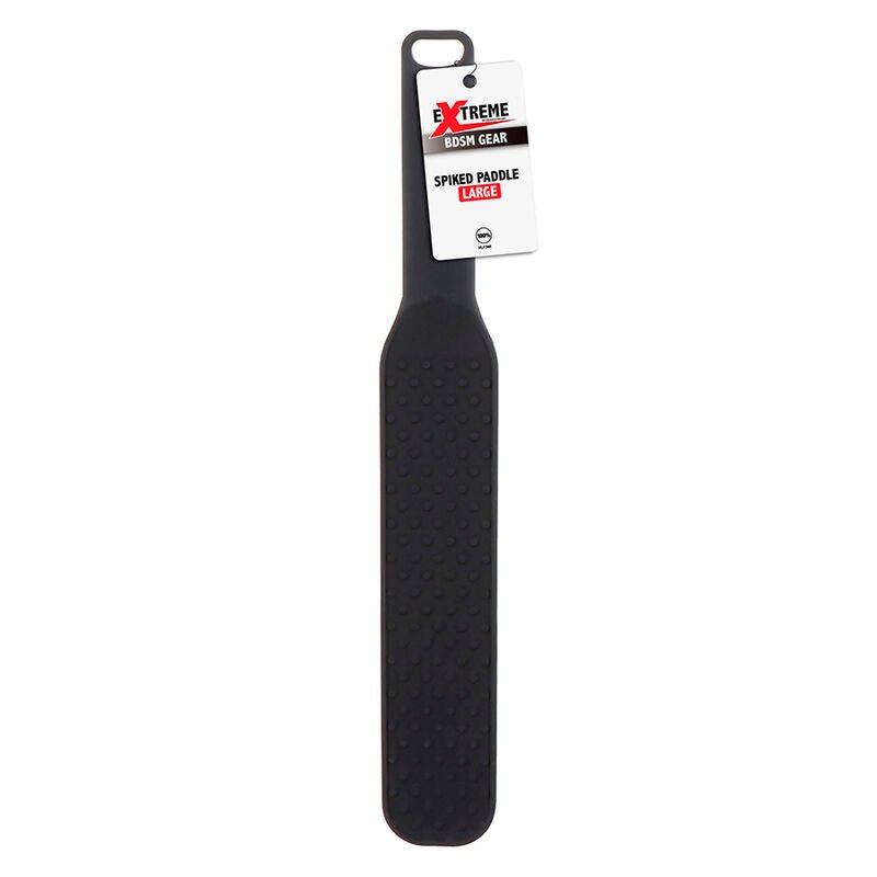 HIDDEN DESIRE - EXTREME SPIKED PADDLE LARGE BLACK - Kink&Play