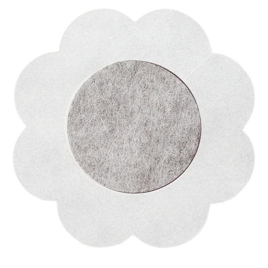 BYE-BRA - BRÖSTNÖTTER MED BLOMSTER, 3 ST, STORLEK M