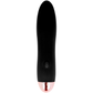 DOLCE VITA - UPPLADDNINGSBAR VIBRATOR FYRA SVARTA 7 HASTIGHETER