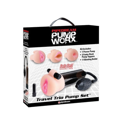 PUMP WORX - STIMULATING WAVE PUMP WITH MASTURBATOR - Kink&Play