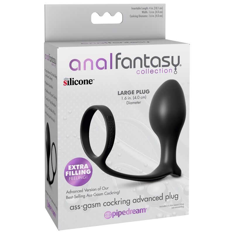 ANAL FANTASY - COLLECTION ASS-GASM ADVANCED RING WITH ANAL PLUG - Kink&Play