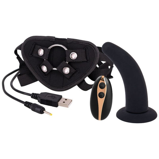 SEVEN CREATIONS - STRAP-ON HARNESS MED DILDO 125 CM
