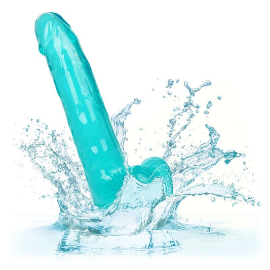 CALEXOTICS - STORLEK QUEEN DILDO BLÅ 20,3 CM