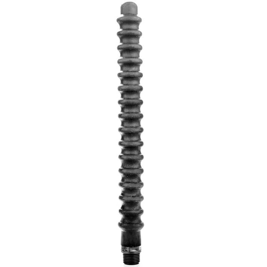 ALL BLACK - MEGA RIPPLE DUSCH ANAL SILIKON 28,5 CM