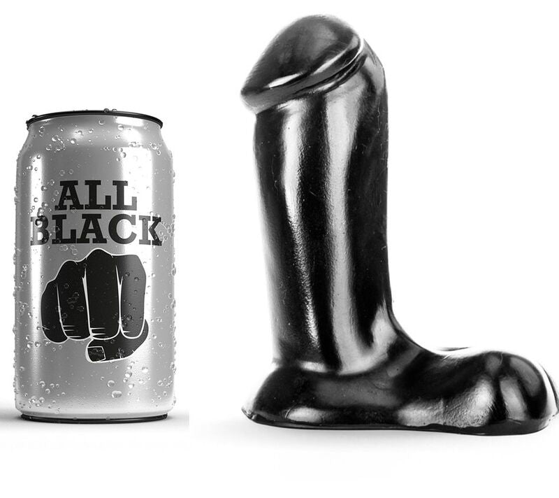 ALL BLACK - DILDO REALISTIC 14 CM - Kink&Play