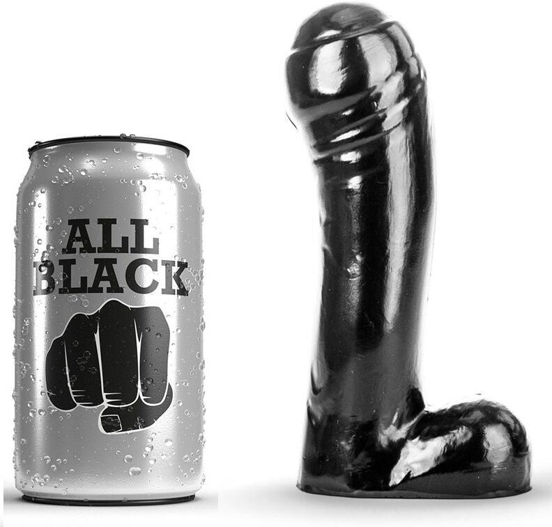 ALL BLACK - DILDO BLACK 15 CM - Kink&Play