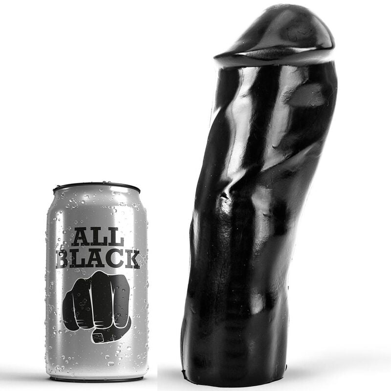 ALL BLACK - REALISTISK DILDO 20 CM