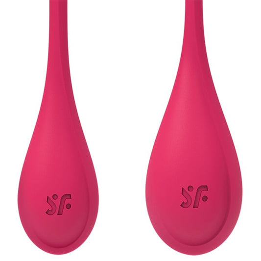 SATISFYER - YONI POWER 1 TRÄNINGSSET RÖTT