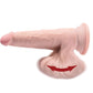 KING COCK - PLUS 3D-DILDO MED PUNG 15,2 CM NUDE
