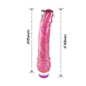 BAILE - REALISTIC RED VIBRATOR 23 CM - Kink&Play