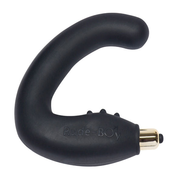 ROCKS-OFF - RUDE-BOY MALE G-SPOT MASSAGER 7 V BLACK - Kink&Play