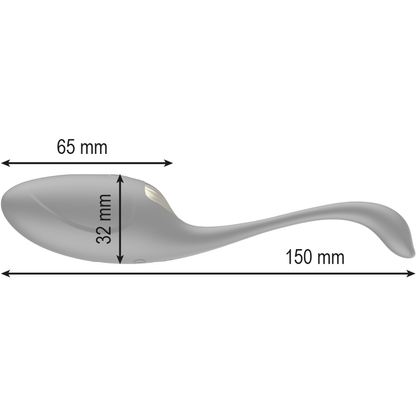 IBIZA - KRAFTFULL ÄGGVIBRATOR MED FJÄRRKONTROLL